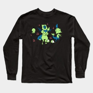 Rock N Rolliens: Party 4 Long Sleeve T-Shirt